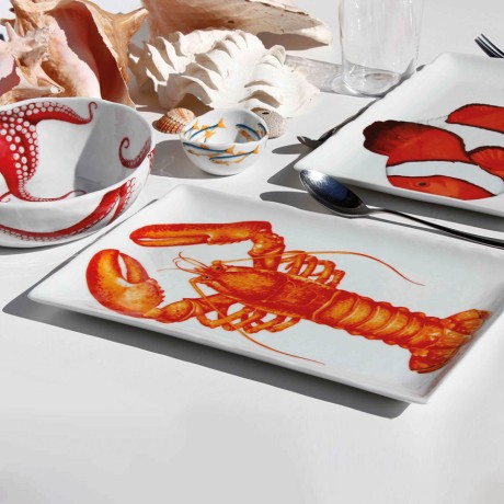 Блюдо сервировочное PAGLIACCIO, 33х22 см. DIETA MEDITERRANEA - FISH Taitu