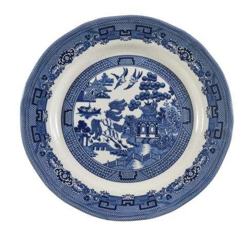 Тарелка, 20,7 см. BLUE WILLOW Grace by Tudor