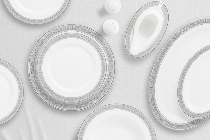 Обеденный сервиз Афина, 6 персон, 27 предметов Emily