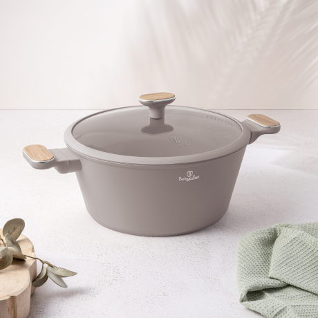 Набор посуды 10 предметов, розовый, matt taupe/wooden Berlinger Haus