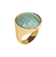 Кольцо pearl green quartz 16.5 мм. K1155.16/16.5 G/G Possebon