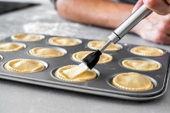 Кисточка кондитерская с овальной ручкой нерж/сталь KC Kitchen Craft