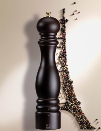 Мельница для соли Paris Peugeot, 12 см. шокалад