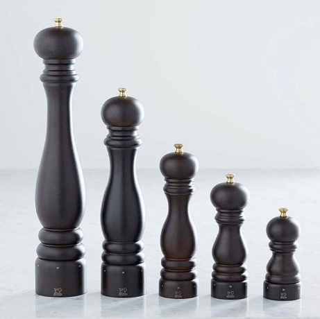 Мельница для соли Paris Peugeot, 12 см. шокалад