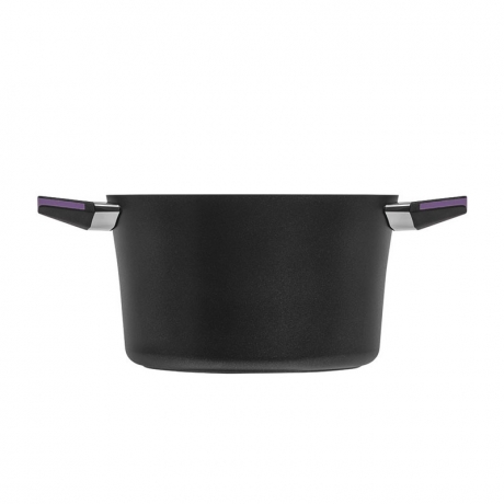 Кастрюля, 24 см. 4 л. фиолетовая индукционная Squality