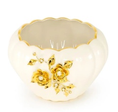 Кашпо, 28х18 см. EMOZIONI, керамика, swarovski