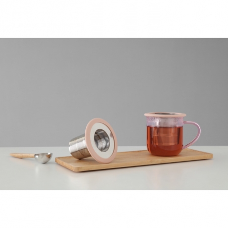 Складное ситечко для заваривания чая Infusion, розовый, Viva Scandinavia