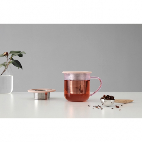 Складное ситечко для заваривания чая Infusion, розовый, Viva Scandinavia