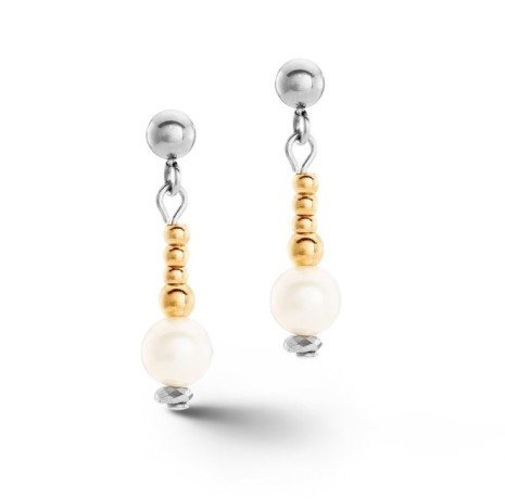 Пусеты White bicolor Coeur de Lion