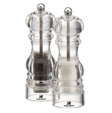 Набор мельниц для соли и перца 18 см, акрил. Nancy Peugeot