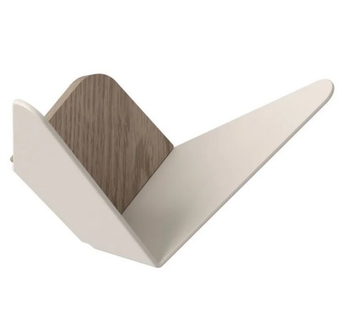 Крючок Butterflies, средний, жемчужно белый, 11.3x22.6x13.2 см. Umage