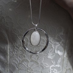 Колье WHITE OPAL