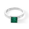 Кольцо Dark green-silver 16.5 мм 0500/40-0548 52 Coeur de Lion