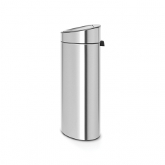 Двухсекционный мусорный бак Touch Bin New (10/23 л), Стальной матовый (FPP) Brabantia
