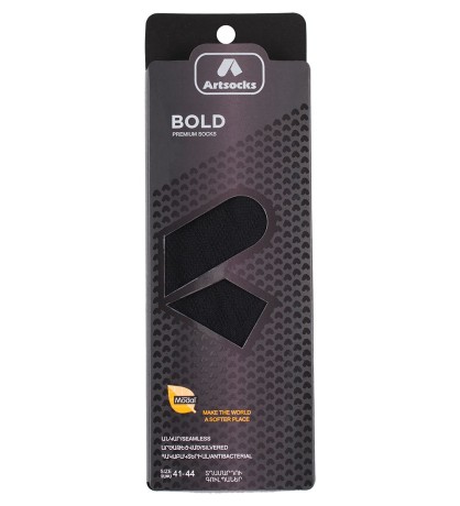 Носки мужские Bold ASUM-0002 41-44 черный (Artsocks)