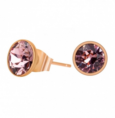 Пусеты Light Rose SWE298 LR RG Fiore Luna