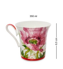 JK-153 Кружка "Маки" (Papavero Pavone)