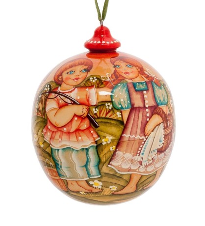 РД- 10/ 6 Елочная игрушка "Лето" художественная роспись