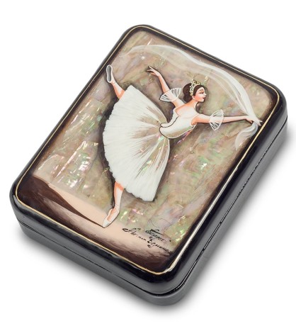 ШК-55/ 20-A Шкатулка "Балет" исп.Земина