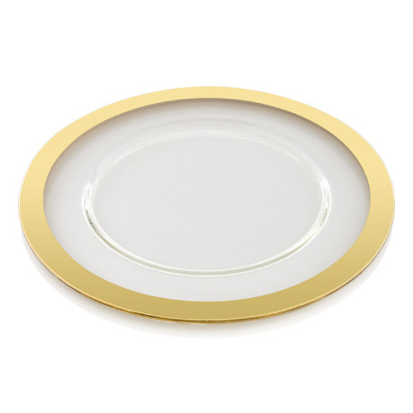 Блюдо широкое плоское, 32 см. Avenue Gold IVV