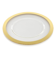 Блюдо широкое плоское, 32 см. Avenue Gold IVV