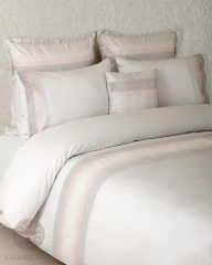 Наволочка с запахом "CALIPSO" BOVI 42х42 см. сатин, серый жемчуг