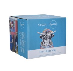 Кружка фарфоровая Mikasa Tipperleyhill с принтом коровы, 380 мл. Kitchen Craft