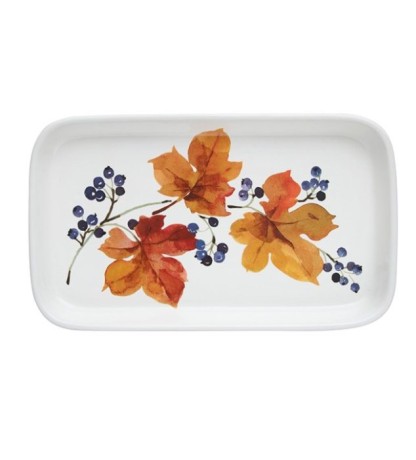 Блюдо прямоугольное Autunno, 25х15 см. Nuova Cer