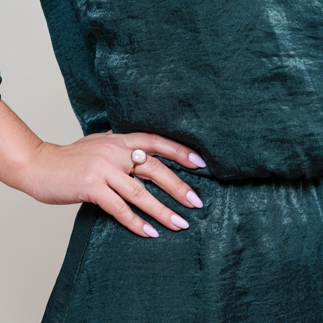 Кольцо Сфера SHELL ROSE KR02913-3/8 R/RG Fiore Luna