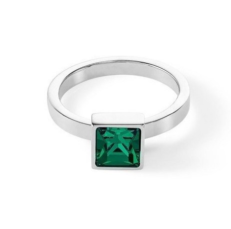 Кольцо Dark green-silver, 17.2 мм. Coeur de Lion