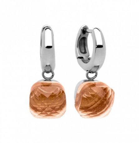 Серьги Firenze light peach 300099 BR/S Qudo