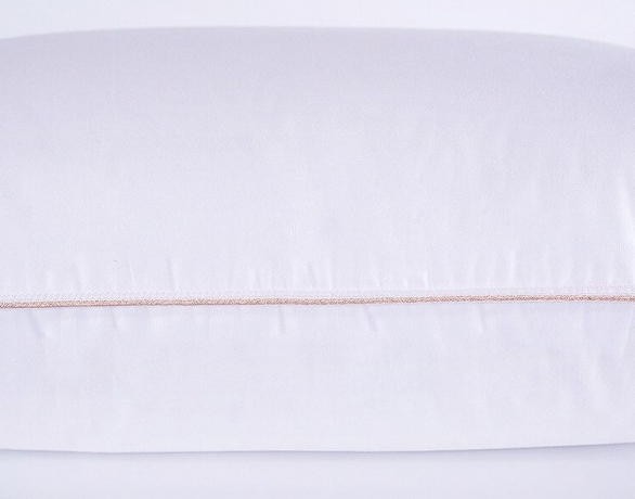 Подушка упругая из гусиного пуха с внутренним ядром "Миндальное сердечко", 50х68 см. Natures