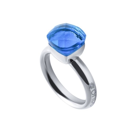 Кольцо Firenze Light Sapphire 18.5 мм 611007 BL/S Qudo