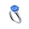 Кольцо Firenze Light Sapphire 18.5 мм 611007 BL/S Qudo