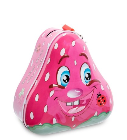 BX- 42/2 Металлическая копилка "Клубничка"