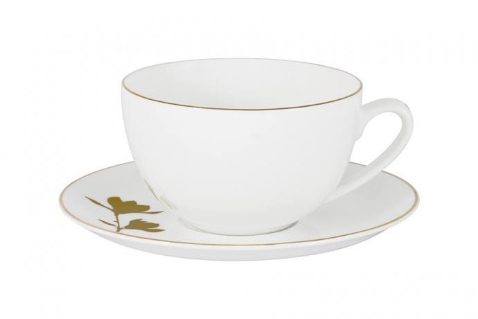 Чашка с блюдцем Magnolia, 250 мл. Emily