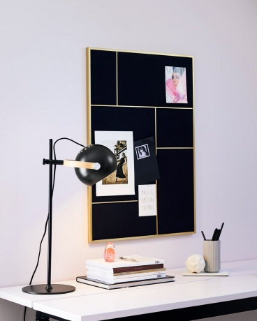 Настольный светильник DC, Ø18, черный/алюминий, Halo Design