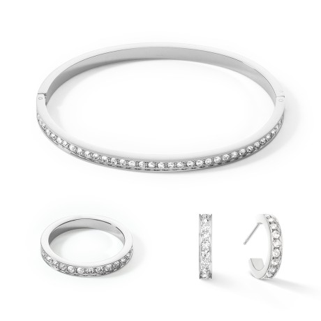 Серьги Crystal-Silver 0127/21-1817 Coeur de Lion