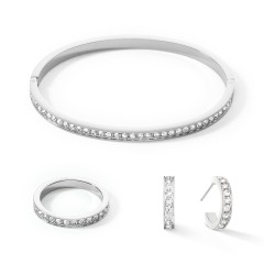 Серьги Crystal-Silver 0127/21-1817 Coeur de Lion