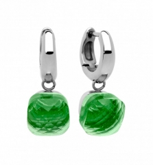 Серьги Firenze peridot 300159 G/S Qudo 