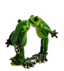 MN- 89 Фигурка &quot;Пара лягушек - нежный поцелуй&quot;