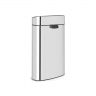 Мусорный бак Touch Bin New (40 л), Стальной полированный Brabantia