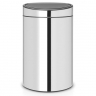 Мусорный бак Touch Bin New (40 л), Стальной полированный Brabantia