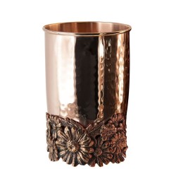 Стакан медный кован, 250 мл. &quot;Ромашки&quot;