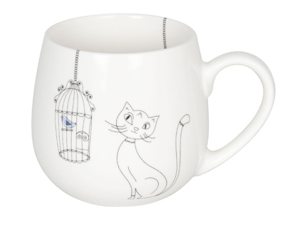 Кружка, 400 мл. "Кошки и птички" KONITZ