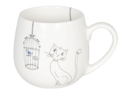 Кружка, 400 мл. "Кошки и птички" KONITZ