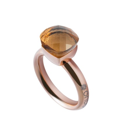 Кольцо Firenze champagne 19 мм. 612087 BR/RG Qudo