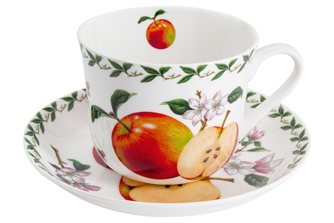 Чашка с блюдцем Яблоко, 0.48 л. Maxwell & Williams
