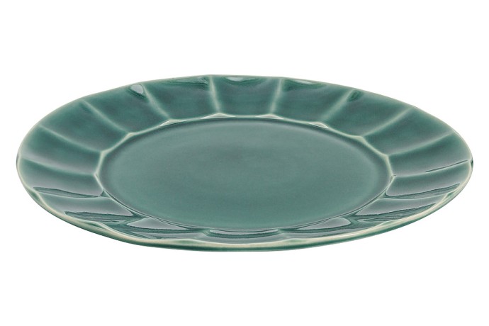 Тарелка обеденная Paris бирюзовый, 28 см. Matceramica