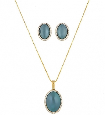 Комплект Pearl Green Agate S3527.17 G/G Possebon